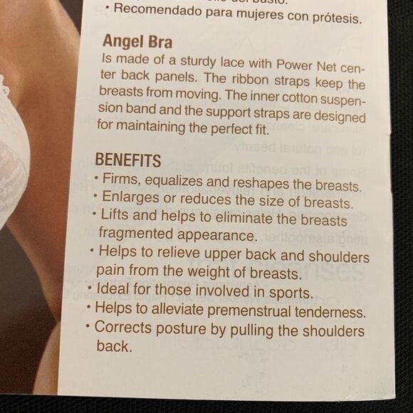 Ardyss Angel Bra Beige Size 30G - Picture 5 of 5